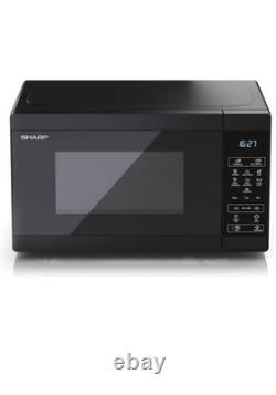 Sharp YC-MS02U-B 20L 800 W Solo Microwave Eco-Mode, 11 Power Levels