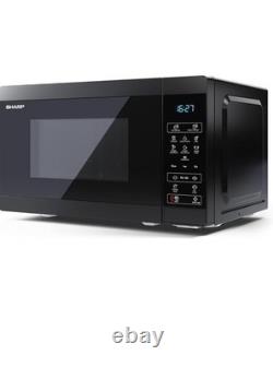 Sharp YC-MS02U-B 20L 800 W Solo Microwave Eco-Mode, 11 Power Levels