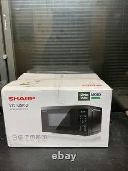 Sharp YC-MS02U-B 20 L 800 W Microwave Oven Black
