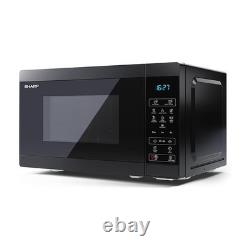 Sharp YC-MS02U-B 20 Litre 800W Digital Microwave, Perfect Condition Black