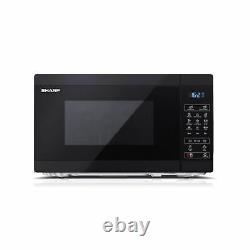 Sharp YC-MS02U-B Black 800W 20L Capacity Microwave with 11 Power Power Levels