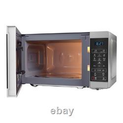 Sharp YC-MS02U-S 20L 800W Solo Microwave Eco-Mode, 11 Power Levels, Silver