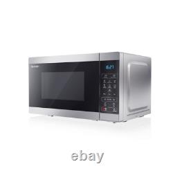 Sharp YC-MS02U-S 20 Litre 800W Digital Microwave, Perfect Condition Silver