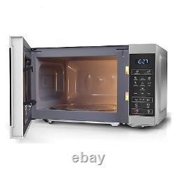 Sharp YC-MS02U-S Silver 800W 20L Capacity Microwave with 11 Power Power Levels