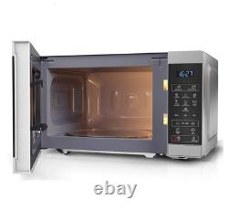 Sharp YC-MS02U-S Silver 800W 20L Capacity Microwave with 11 Power Power Levels