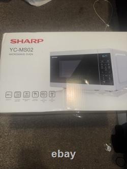 Sharp YC-MS02U-S Silver 800W Microwave with 20L Capacity