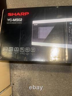 Sharp YC-MS02U-S Silver 800W Microwave with 20L Capacity