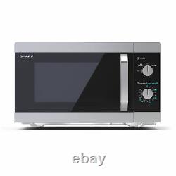 Sharp YC-MS31U-S 23L 900W Microwave with 5 Power Levels and Defrost Function