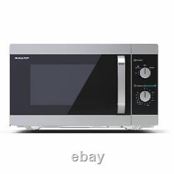 Sharp YC-MS31U-S 23L 900W Microwave with 5 Power Levels and Defrost Function