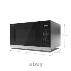 Sharp YC-PC322AU-S 32L 1000W Microwave Oven with Grill and Convection Silver