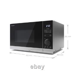 Sharp YC-PS254AU-S 25L 900W Microwave Oven with 8 Automatic Programs Silver