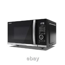 Sharp YC-QC254AU-B 25L 900W Microwave Oven with Grill and Convection Black