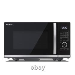 Sharp YC-QC254AU-B 25L Flatbed Microwave Oven 900W with Grill and Convection