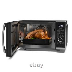 Sharp YC-QC254AU-B 25L Flatbed Microwave Oven 900W with Grill and Convection