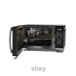 Sharp YC-QC254AU-B Flatbed Convection Oven Microwave with Grill 900W 25L Black