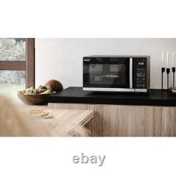 Sharp YC-QS302AU-B 30 Litre 900W Digital Flatbed Microwave Oven Black