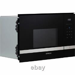 Siemens BF525LMS0B 800 Watt 20L Built In Wall Unit Microwave + 2 Year Warranty