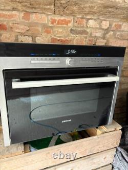 Siemens HF35M562B Built-In Microwave 1000W Stainless Steel Black 36L