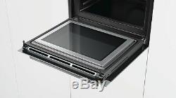 Siemens HM656GNS6B Built-In Single Oven with Microwave, Stainless Steel/Black