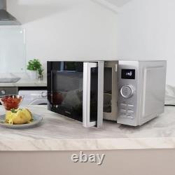 Sleek Digital Microwave 800W 11 Power Levels 20L Stainless Steel