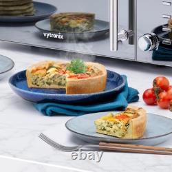 Sleek Digital Microwave Oven, 5 Power Levels, Silver, Mirrored, 25 Litre