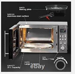 Smad 20L 3-in-1 Combination Microwave Oven Convection Grill 800W Digital Timer