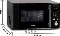 Smad 20L 3-in-1 Combination Microwave Oven Convection Grill Microwaves Black