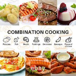 Smad 20L Combination Microwave Oven 800W Convection Grill 1200W 9 Auto Menus