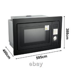Smad 25 Integrated Built in Microwave Oven Digital Timer Stainless Steel 900W