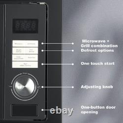 Smad 25 Integrated Built in Microwave Oven Digital Timer Stainless Steel 900W