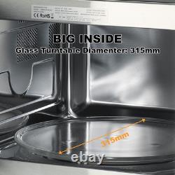 Smad 25 Integrated Built in Microwave Oven Digital Timer Stainless Steel 900W