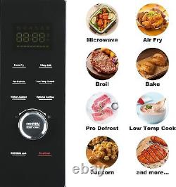 Smad 34L Microwave Oven Convection Grill Drop-down Open Door Stainless Steel