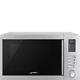 Smeg 34l 1100w Combination Microwave Oven In Stainless Steel Moe34cxiuk Boxed