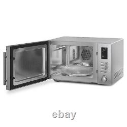 Smeg 34L 1100W Combination Microwave Oven in Stainless Steel MOE34CXIUK BOXED
