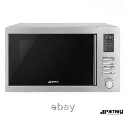 Smeg 34 Litre 1100W Combination Microwave in Stainless Steel MOE34CXIUK