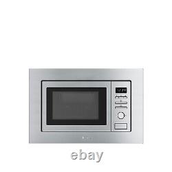 Smeg Built-In 800W Microwave with Grill Stainless Steel FMI020X