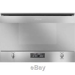 Smeg MP422X Cucina Built-In Microwave With Grill- Stainless Steel