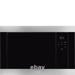 Smeg Microwave Oven FMI320X2 St. Steel & Glass Graded Built In WithGrill (JUB-6203)