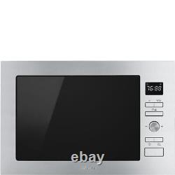 Smeg Microwave with Grill FMI425X 60cm Graded St/Steel Built In (JUB-7655)