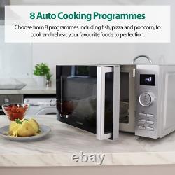 Solo Digital Microwave, 20 Litre, Stainless Steel, Silver, Statesman SKMS0820DSS