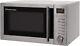 Stainless Steel Digital Grill Microwave With 5 Power Levels Automatic Defrost