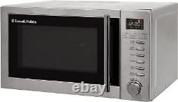 Stainless Steel Digital Grill Microwave with 5 Power Levels Automatic Defrost