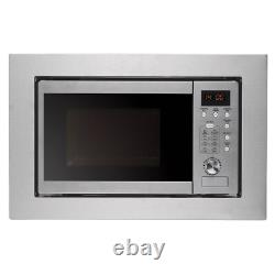 Stainless Steel Integrated Microwave Built-in by Cookology IM20LSS 20L 800W 60cm