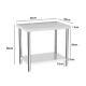 Stainless Steel Kitchen Work Bench Food Prep Catering Table Microwave Oven Rack