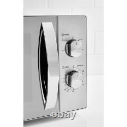 Stainless Steel Manual Microwave Oven 20L Compact Countertop Kitchen
