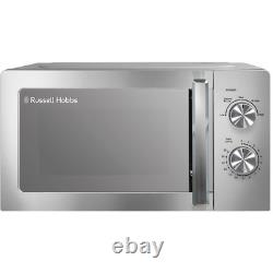 Stainless Steel Microwave 20 Litre 800W Solo Manual with 5 Power Levels Defrost