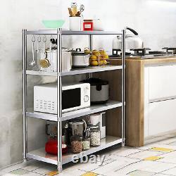 Stainless Steel Shelving Commercial Kitchen Shelf Microwave Oven Storage Rack