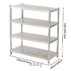 Stainless Steel Shelving Commercial Kitchen Shelf Microwave Oven Storage Rack