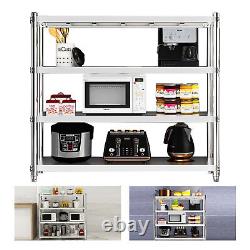 Stainless Steel Shelving Commercial Kitchen Shelf Microwave Oven Storage Rack