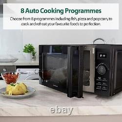 Statesman 20L Digital Solo Microwave 8 Auto Cooking Programmes Black-SKMS0820DSB